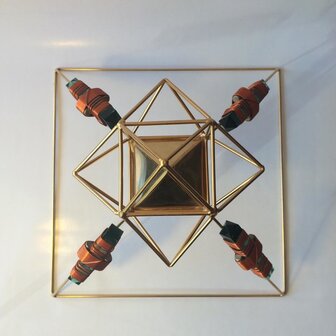 Piramide met octaeder 4 weavers
